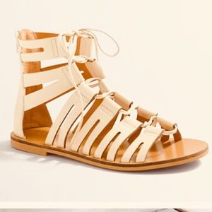 J Crew 100% leather gladiator sandals